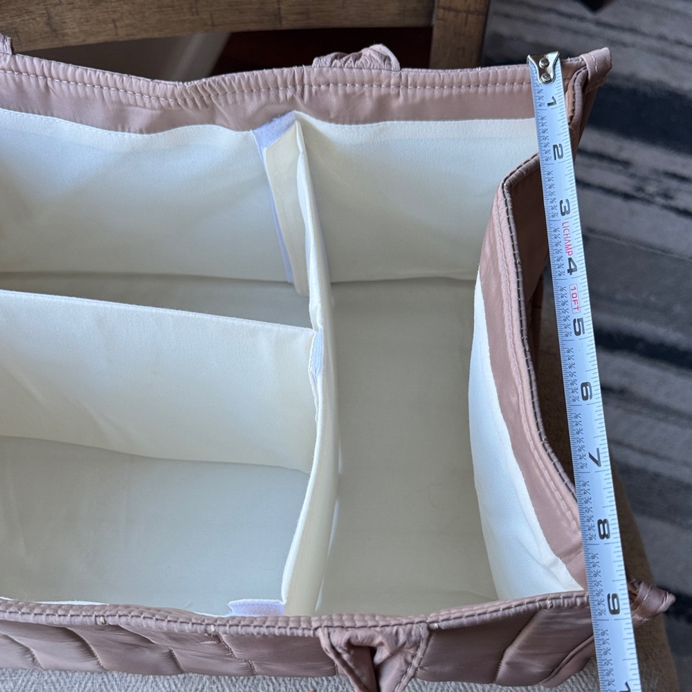 Foldable Storage Bin with Handles - Tan - Picture 7 of 7